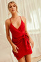 That's A Wrap Mini Dress - Red | Sage and Paige AUS.