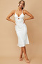 Florence Midi Dress - White | Sage and Paige AUS.