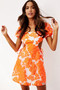 Aperol Mini Dress - Orange | Sage and Paige AUS.