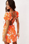 Aperol Mini Dress - Orange | Sage and Paige AUS.