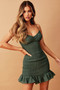 Magnify Mini Dress - Green | Sage and Paige AUS.