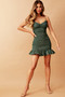 Magnify Mini Dress - Green | Sage and Paige AUS.