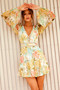 Mystify Mini Dress - Yellow Multi | Sage and Paige AUS.