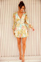 Mystify Mini Dress - Yellow Multi | Sage and Paige AUS.