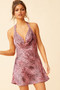 Monica Satin Dress - Pink Leopard | Sage and Paige AUS.