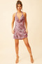 Monica Satin Dress - Pink Leopard | Sage and Paige AUS.