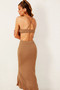Lita Midi Dress - Mocha | Sage and Paige AUS.