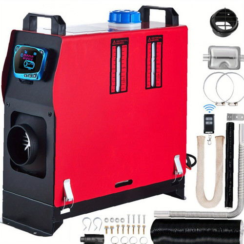 12V 8KW All - in - One Diesel Heater - Portable Parking Heater with LCD Display & Remote Control, Rapid Heating for RVs, Trucks, Boats, Buses, Trailers, Motorhomes, Campers