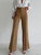 Casual Loose Flare Pants Women Autumn Chic Pleated Button Split Office Lady Trousers 2022 Fashion Simple All-match Female Pant