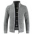 Men's Sweaters Casual Slim Full Zip Thick Knitted Cardigan Warm Sweaters