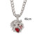 Personality Roaring Big Mouth Dog Head Cuban Solid Full Zircon Hip Hop Necklace