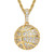 Sports Basketball Pendant Hip Hop Micro Set Zircon Men's Necklace