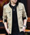 Mens Military Style Stand Collar Jacket