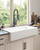 White Farmhouse Sink Deep Apron Sink Undermount Farmhouse Kitchen Sink Single Farm Sink