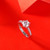 Moissanite sweet greasy ring 925 silver ring ring for women