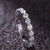 Moissanite Rings Sterling Silver Eternity Stackable Ring