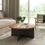 35 Inch Modern Retro Round Coffee Table for Living Room and Bedroom