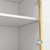 ONLY PICK UP Platinum Corrugated Luxury 1-Drawer 2-Door Glass Wine Cabinet