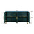 Wood TV Stand with Storage Cabinet & Adjustable Shelves, Media TV Console for Living Room Bedroom(GREEN)