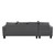 Sectional Sofa Set for Living Room with L Shape Chaise Lounge ,cup holder and Left or Right Hand Chaise Modern 4 Seat