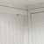 27.56"Glass Doors Modern Two-door Wall Cabinet with Featuring Three-tier Storage for Entryway Living Room Bathroom Dining Room,Wall Cabinet with Characteristic Woven Pattern,White