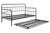Metal Frame Daybed with trundle