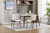 Dining Chairs Set of 2 Mid Century Modern Retro Faux Leather Chair with Walnut Bentwood Upholstered Seat Metal Legs Adjustable Foot for Kitchen Dining Room Chairs(white)