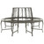 Patio Tree Bench 63" Steel