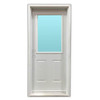 Extreme Exterior Door | 4-5/8" Vinyl Cladd Frame | Right-Handed In-Swing | 32" Slab with 23 x 37 Clear Fixed Insert