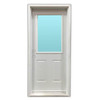 Extreme Exterior Door | 6-5/8" Vinyl Cladd Frame | Right-Handed In-Swing | 36" Slab with 23 x 37 Clear Fixed Insert