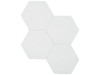 6" Teramoda Powder Hexagon Glossy Wall Tile | Sold by the Tile