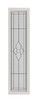 9" x 37" Nouveau Patina Exterior Door Insert | 3053