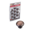 1'' Gatsby Oil Rubbed Bronze Mushroom Cabinet Knob | 10 Pack | 3940-DBAC-R