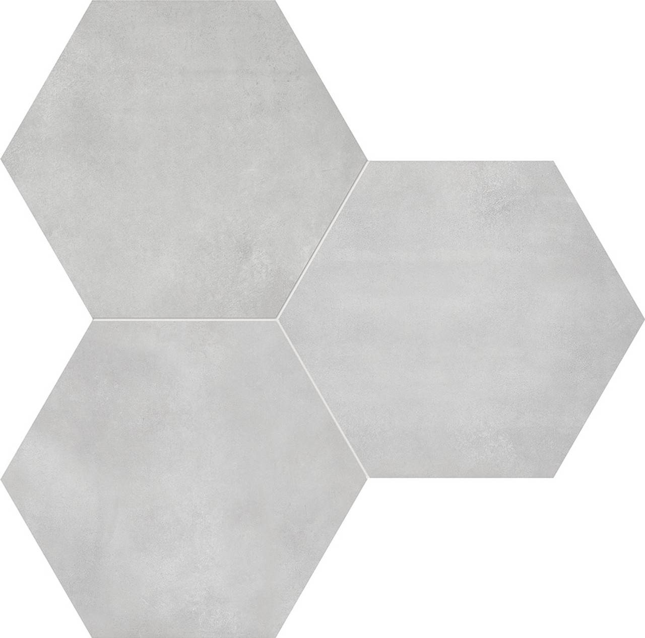 7x8 Form Ice Hexagon Porcelain Tile | Sold by the Tile