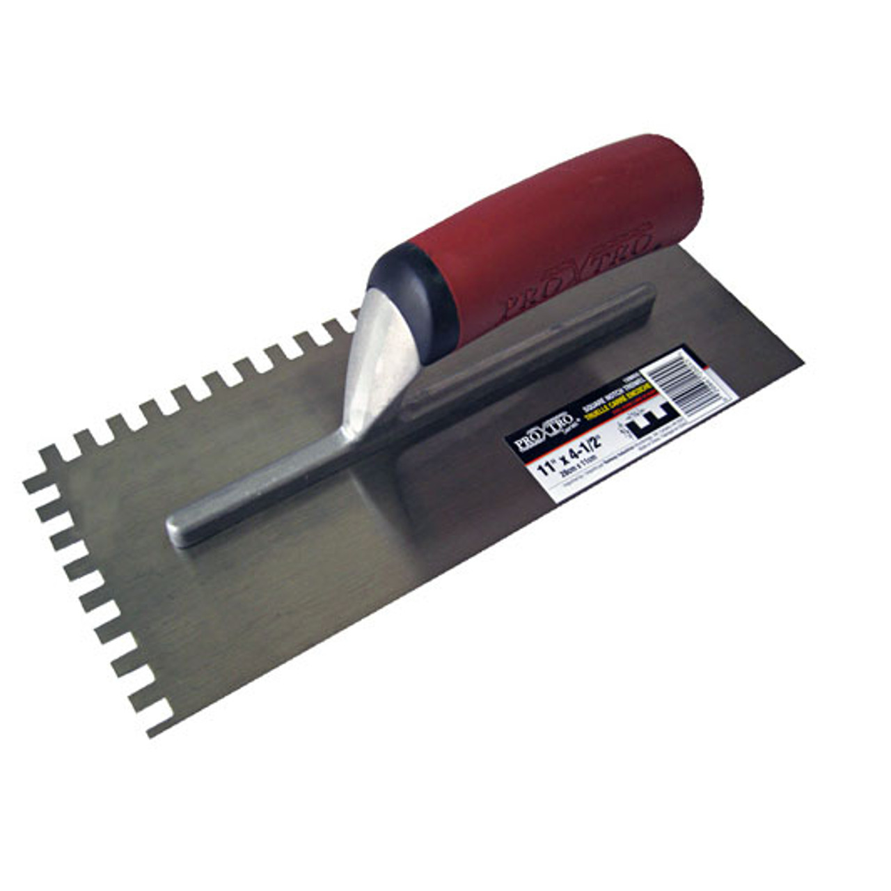 Square Notch Trowel | 1/4" x 3/8" | 120055