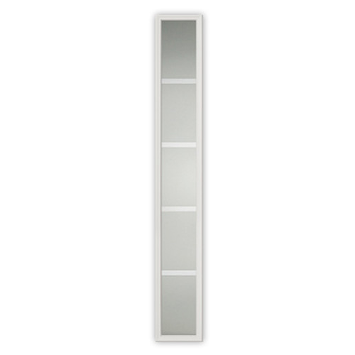 8x64 Grilled Exterior Door Sidelite Insert | Low-E Tempered Glass | 11361