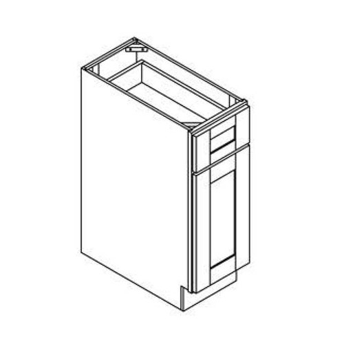 15 Inch Base Cabinet | White | Soft Close | Ready to Assemble