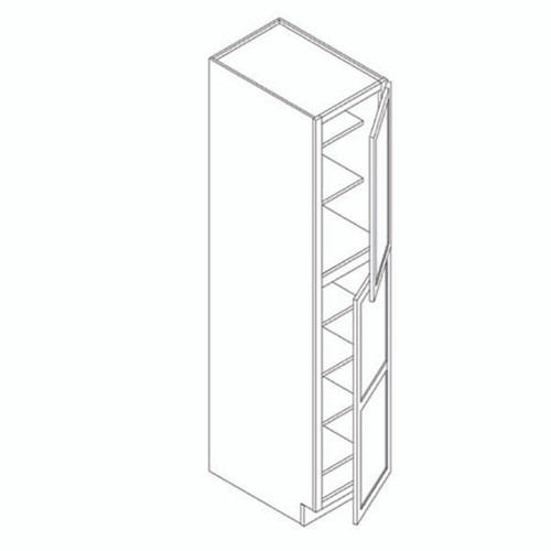 18 Inch x 84 Inch Pantry Cabinet | White | Soft Close | Ready to Assemble