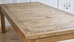 Texture of the natural oak on the tabletop, showcasing quality and elegance