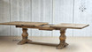 Side view of the table fully extended to 310cm, highlighting its length and stability