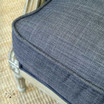 Close-up of the comfortable seat cushion