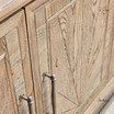 Detailed image of the gilded gold hardware on the Darcy Oak Buffet/Sideboard, showcasing its elegance