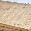 Close-up showcasing the smooth texture and natural finish of the oak tabletop
