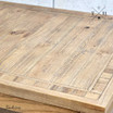 Close-up showcasing the smooth texture and natural finish of the oak tabletop