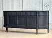 Stand-alone side profile of the Louis Buffet, showcasing its height and design.