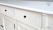 Close-up of the edge detailing on the Louis Buffet, accentuating its fine craftsmanship.