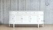 Angled full-length view of the Louis Buffet, giving a comprehensive look at its design