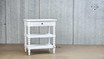Full view of the Montclair Side Table showing the solid construction.