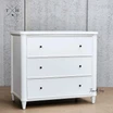 Angled  view of the Brynmore Chest highlighting the modern design and smooth surfaces.
