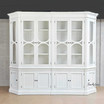 Perspective view focusing on the cabinet’s graceful lines and angles.